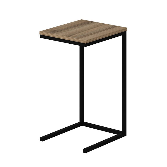 Hanah Home Mesa Auxiliar Nogal 35x65x40 cm Tablero de Partículas Recubierto de Melamina